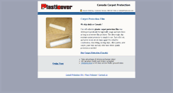 Desktop Screenshot of ca.plasticover.com